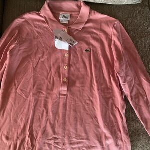 New Lacoste longsleeve shirt size 44